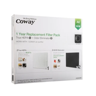 【Coway】二年份濾網-適用AP-1512HHW/AP-1512HH(加送兩年份活性碳濾網)