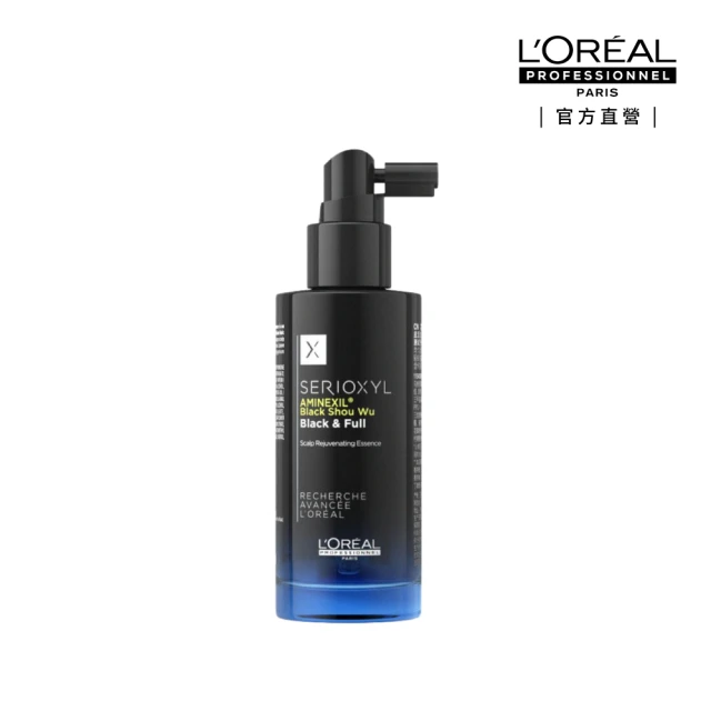 L’OREAL 巴黎萊雅PROL’OREAL 巴黎萊雅PRO 絲芮雅黑鑽石逆齡精粹 90ml(全新升級★小黑瓶頭皮精華/養髮/健髮/白髮困擾適用)