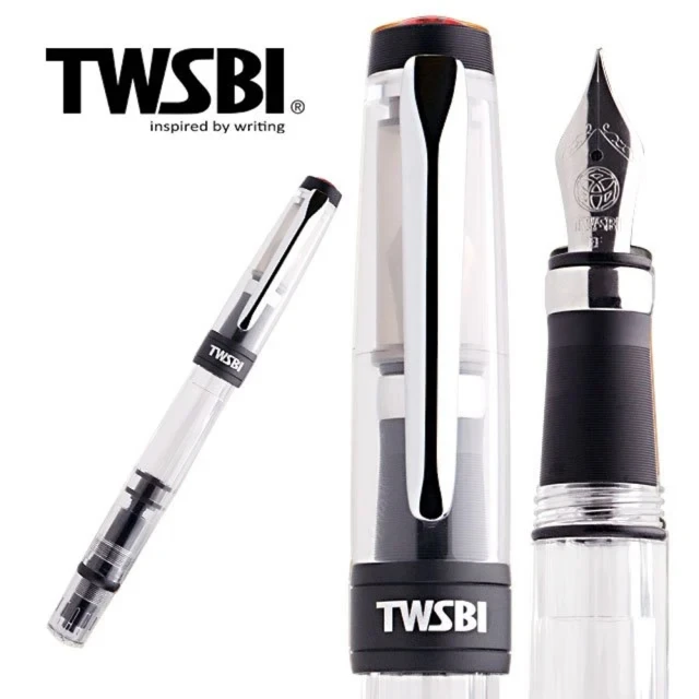 【TWSBI 三文堂】鑽石 580AL R 系列鋼筆》黑色