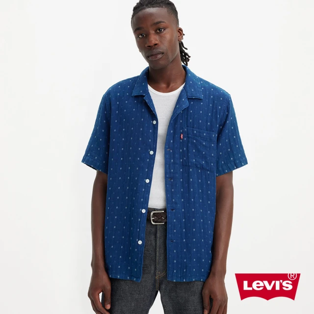 LEVISLEVIS 男款 寬鬆版短袖襯衫 / 海島手工紡織風格 人氣新品 72625-0085