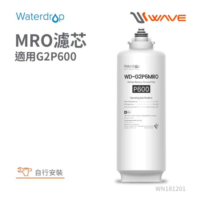 Waterdrop G2P600專用CF前置濾芯(DIY更換
