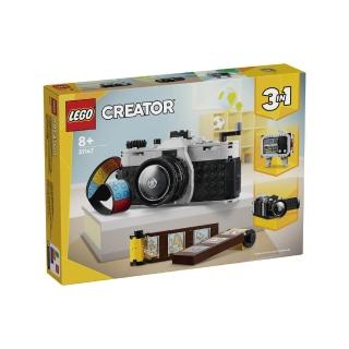 【LEGO 樂高】Lego樂高 創意大師三合一系列 31147 復古照相機(積木 玩具)
