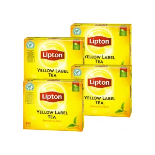 【立頓】黃牌精選紅茶(2gx100入x4盒)