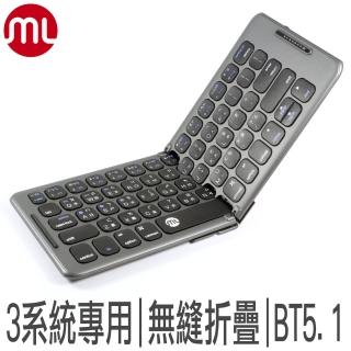 【morelife】1對3藍芽折疊式鍵盤(WKB-2388M)