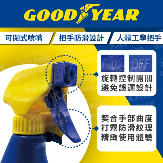 【GOODYEAR 固特異】皮革保養清潔劑 700ml(皮革清潔｜皮椅清潔｜汽車皮椅清潔劑｜合成皮清潔劑)