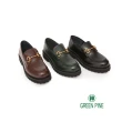 【GREEN PINE】復古女紳鬆高厚底鞋綠色(00852191)