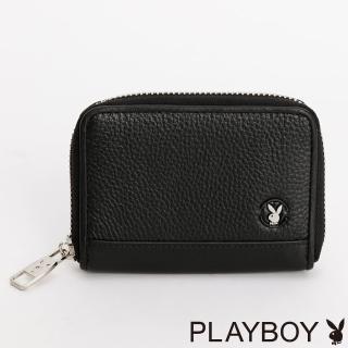 【PLAYBOY】零錢包 Macho系列(黑色)