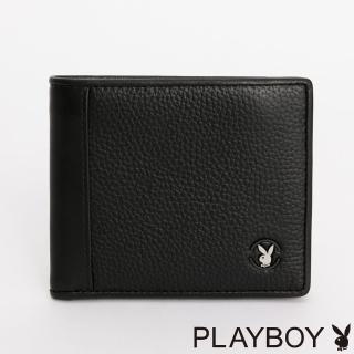 【PLAYBOY】短夾 Macho系列(黑色)