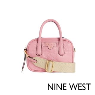 【NINE WEST】COSETTE衍縫手提斜背包-芭比粉(137272)