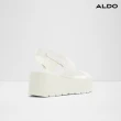 【ALDO】THILA-獨特個性設計厚底涼鞋-女鞋(白色)