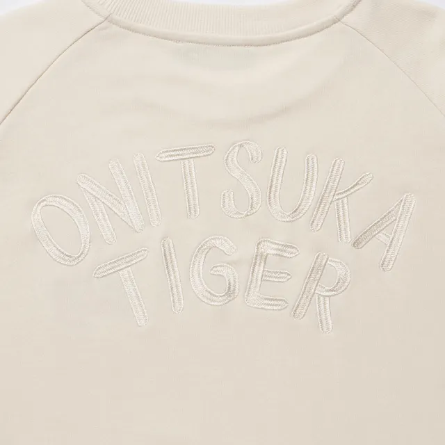 【Onitsuka Tiger】Onitsuka Tiger鬼塚虎-米色刺繡長袖上衣(2183B183-250)