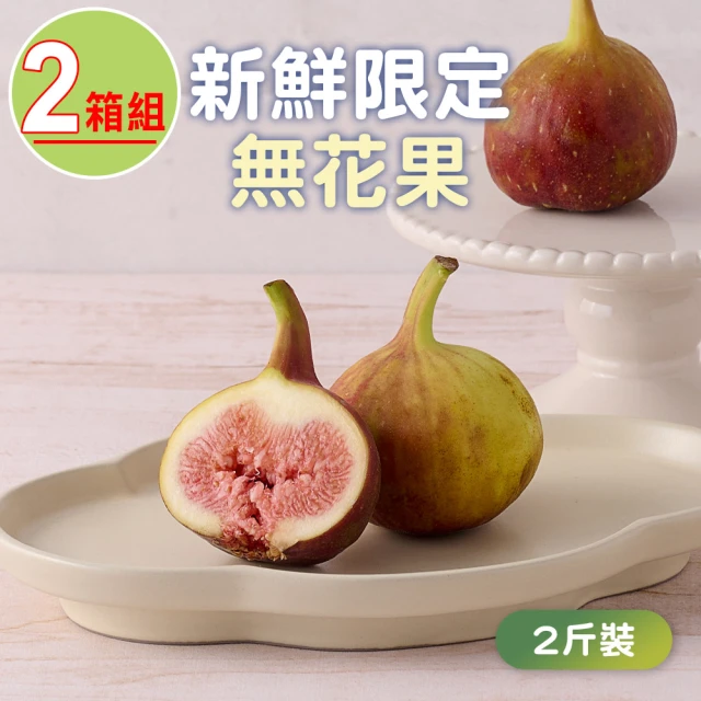 吉屋商行 雲林無花果1斤裝X2箱(約9~15顆/600g±1