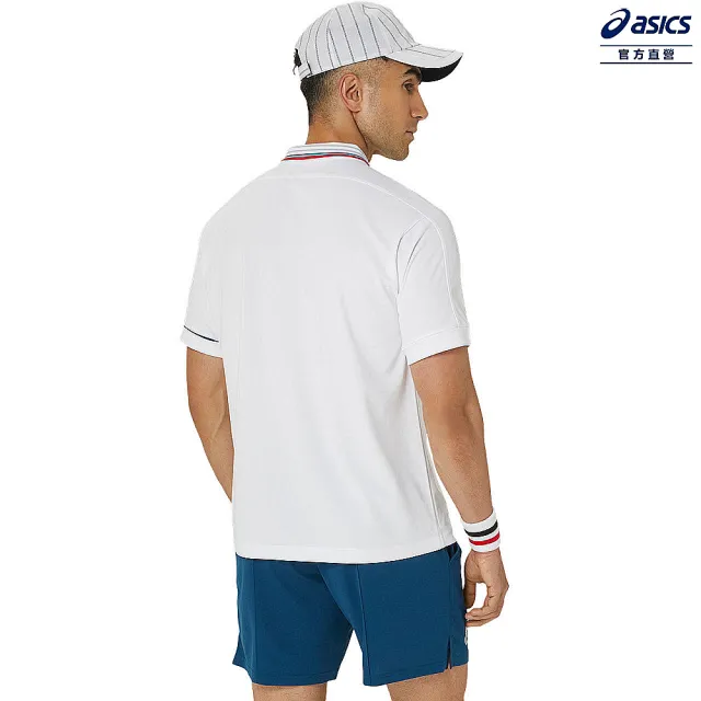 【asics 亞瑟士】POLO 衫 男款  網球上衣(2041A287-100)