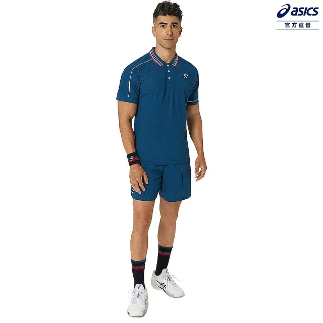 【asics 亞瑟士】POLO 衫 男款  網球上衣(2041A287-412)