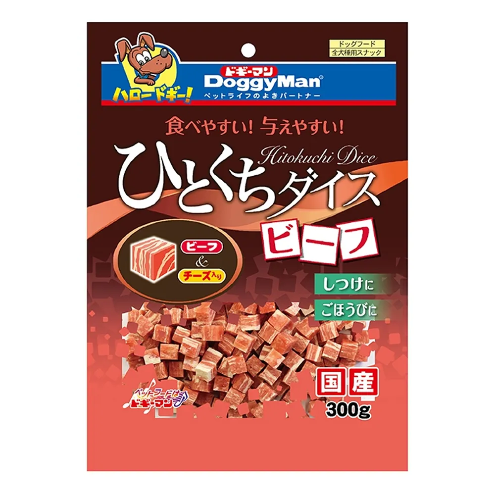 【Doggy Man】牛肉風味塊超值包 300g(寵物零食)