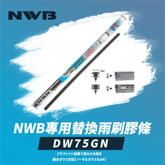 NWB 專用替換雨刷膠條30吋(DW75GN)好評推薦