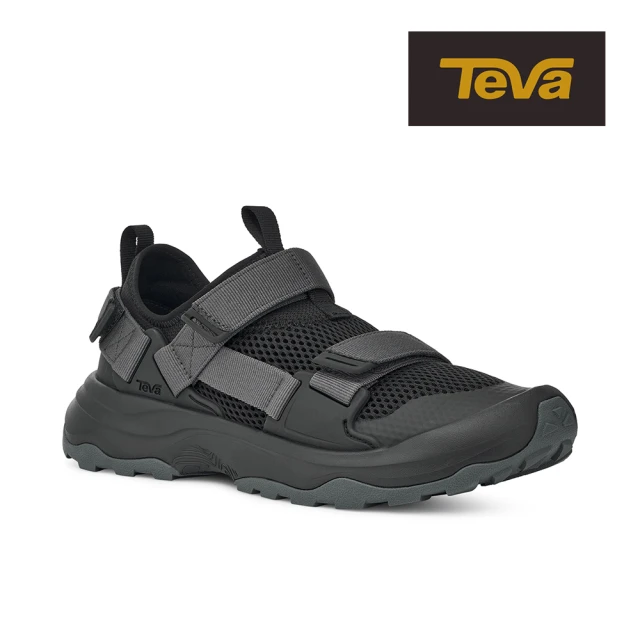 TEVATEVA 男護趾涼鞋 水陸兩棲護趾運動涼鞋/雨鞋/水鞋 Outflow Universal 原廠(黑色-TV1136311BLK)