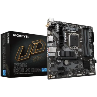 【GIGABYTE 技嘉】U+板+RAM 組合 i3-14100 + B760M DS3H AX主機板 + DDR4 8G RAM