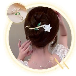 【NANA】娜娜 氣質百合花八字馬尾夾 NA083007(馬尾夾)