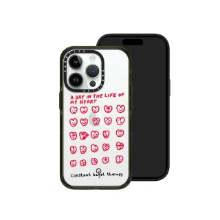 【Casetify】iPhone 14 Pro 耐衝擊透黑-每日心情(支援無線充電)