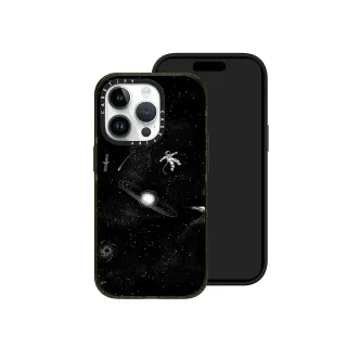 【Casetify】iPhone 14 Pro 耐衝擊透黑-飛越宇宙(支援無線充電)