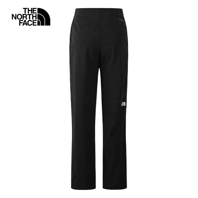 【The North Face 官方旗艦】北面女款黑色吸濕排汗涼感縮口褲｜87UUJK3