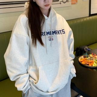 【ONEY 歐妮】★潮流美式街頭連帽衛衣(女上衣/長袖/帽T)