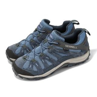 【MERRELL】戶外鞋 Alverstone 2 GTX 男鞋 藍 黑 防水 襪套 避震 抓地 郊山 健行 登山鞋(ML037609)