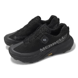 【MERRELL】越野跑鞋 Agility Peak 5 Boa GTX 女鞋 黑 防水 襪套 旋鈕 郊山 運動鞋(ML068214)