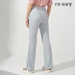 【en-suey 銀穗】雙層口袋設計直管長褲-女