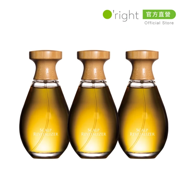 【O’right 歐萊德】咖啡因養髮液100ml(超值三入組)