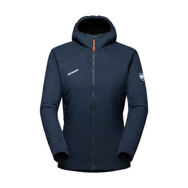 【Mammut 長毛象】Rime Light IN Flex Hooded 機能化纖連帽外套 海洋藍 女款 #1013-02160