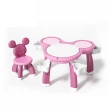 【Disney 迪士尼】米奇多功能積木遊戲桌椅組(三色可選)
