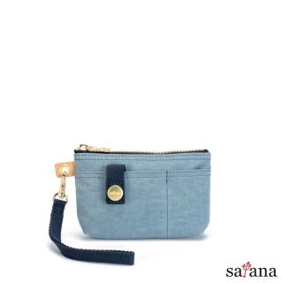 【satana】Soldier 實用拉鍊化妝包/零錢包(石灰藍/新色新品)