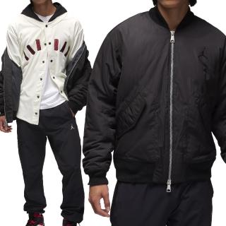 【NIKE 耐吉】AS M J ESS STMT ECO RNEGDE JKT 男款 黑色 休閒 外套 FB7317-010