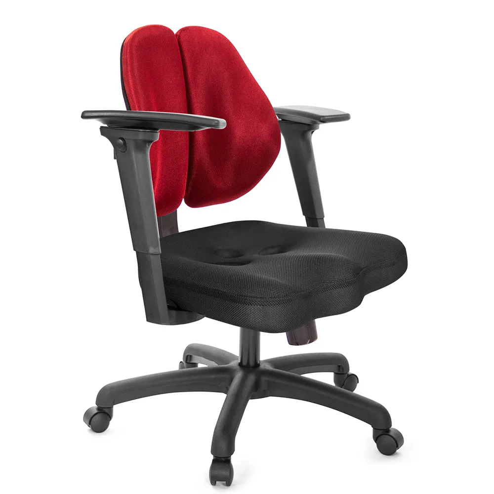 【GXG 吉加吉】短背美臀  3D後靠扶手  雙背椅(TW-2503 E9M)