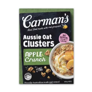 【澳洲 Carmans】甜蜜蘋果脆穀塊(450g/盒)
