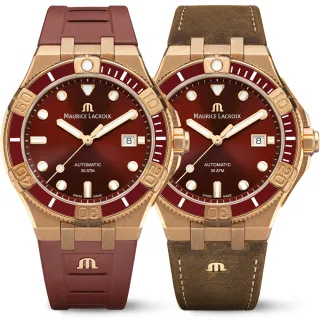 【Maurice Lacroix 艾美錶】AIKON 送禮限量青銅錶 亞洲特別版300米潛水機械錶-43mm(AI6058-BRZ6B-530-6)