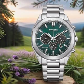 【CITIZEN 星辰】光動能紳士計時手錶 男錶 畢業禮物(CA4590-81X)