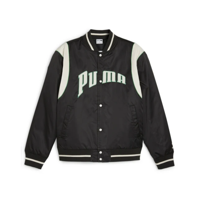 PUMAPUMA 外套 棒球外套 夾克 運動 休閒 男 女 中性款 P.Team Fanbase 黑色 歐規(62369101)
