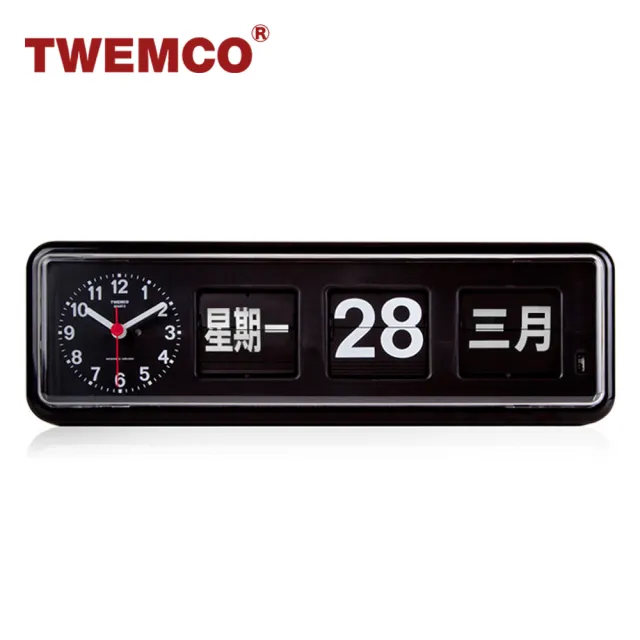 【TWEMCO】BQ-38 翻頁鐘 中文萬年曆 桌放 壁掛(共5色)