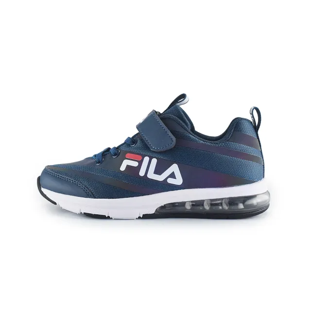 【FILA】童鞋 兒童運動鞋 慢跑鞋 跑步鞋 機能鞋 足弓鞋 女童鞋 男童鞋(黑色、藍色、紫色 U7620 奧森)