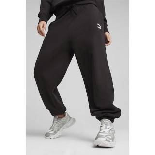 【PUMA】長褲 棉褲 運動褲 寬鬆 休閒 女 流行系列Better Classics 黑色 歐規(62423301)