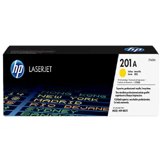 【HP 惠普】官方直營 LaserJet  201A 黃色碳粉匣(CF402A)