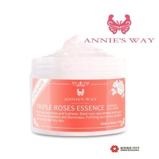 【Annies Way 安妮絲薇】薔薇之戀童顏果凍面膜 250ml(鎖水 滋潤 亮白 粉刺)