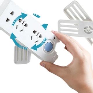 【Ainmax 艾買氏】無國界全方位插座固定器 延長線排插固定器(買就送插座安全護蓋8入)