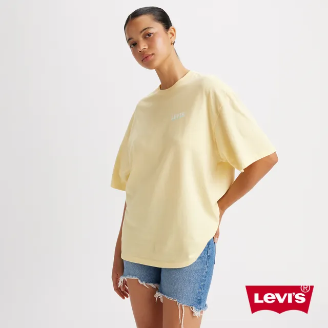 【LEVIS 官方旗艦】女款 短袖Tee恤 / 前後圖案 熱賣單品 A4924-0041