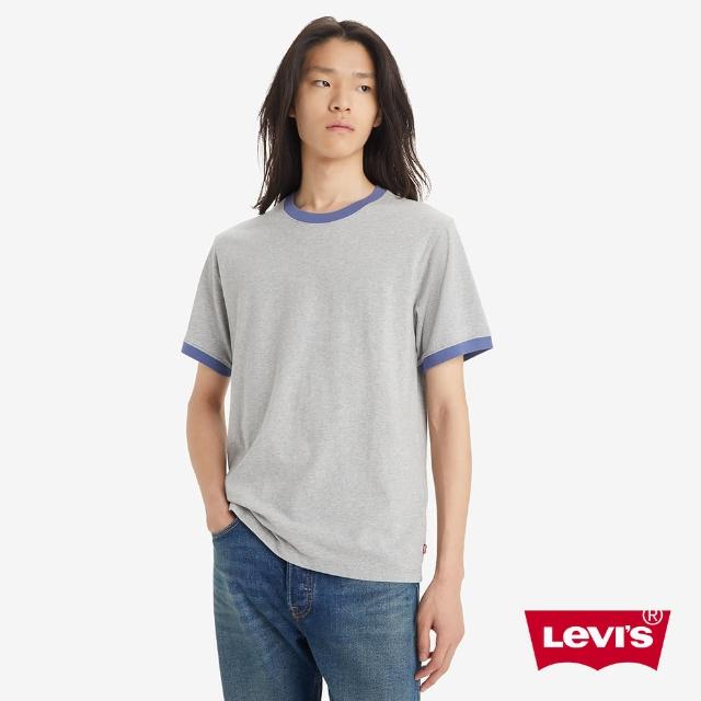 【LEVIS 官方旗艦】男款 短袖T恤 / 運動滾邊 / 撞色款 熱賣單品 A7702-0002