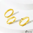 【JING YANG 晶漾】黃金戒指簡約尾戒多選款(0.54錢±0.05錢)