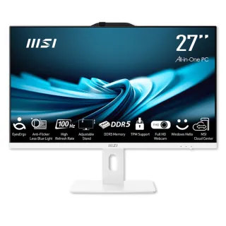 【MSI 微星】27型 i7 液晶電腦(PRO AP272P 14M-497TW/i7-14700/16G/1TB SSD/Win11Pro)